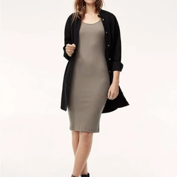 Aritzia Wilfred Free Murdock Dress in Modern Taupe - Picture 1 of 4